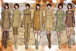 Fashion sketches sample