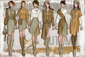 Fashion sketches sample