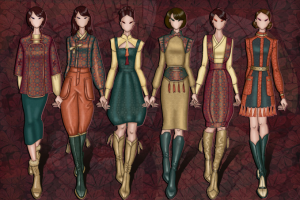 Fashion sketches sample