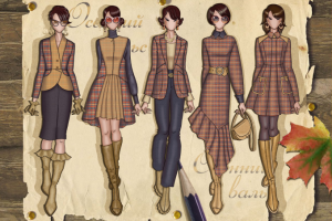 Fashion sketches sample