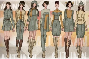 Fashion sketches sample