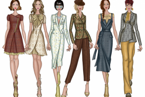 Fashion sketches sample