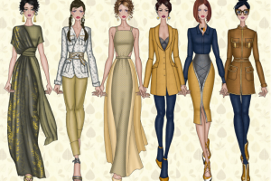 Fashion sketches sample