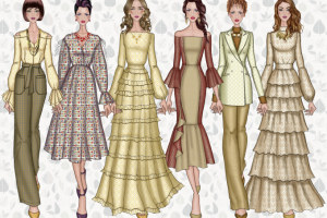 Fashion sketches sample