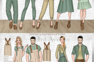 Fashion sketches sample