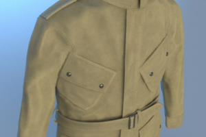 Low-poly ассет одежды