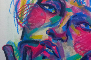 Сухая пастель. Стадик