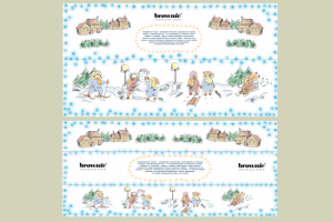 Иллюстрация на вкладыш - зима