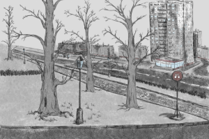 Первый разворот комикса