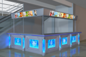 ПРОЕКТ БАРНОЙ СТОЙКИ ДЛЯ "COCA-COLA" И ТЦ "ТРИ КИТА"