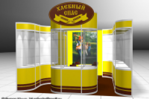 СТЕНД КФ "ХЛЕБНЫЙ СПАС" НА "WORLD FOOD MOSCOW 2008" (ВАРИАНТ 1)