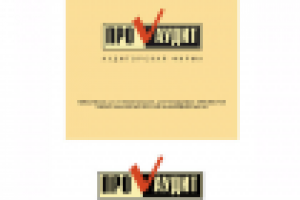 ПРОЕКТ ПЛАСТИКОВОГО ПАКЕТА ДЛЯ ФИРМЫ "ПРО-АУДИТ" (ШЕЛКОГРАФИЯ)