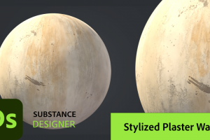 Стилизованная оштукатуренная стена