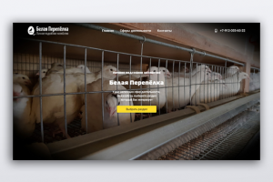 Простой и легкий JAMstack сайт для небольшой фермы.