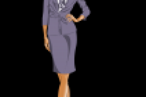 Векторный портрет в стиле Fashion в полный рост