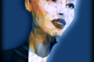 Полигональный градиентный портрет