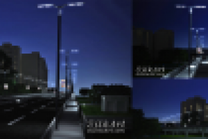 путепровод ночное освещение