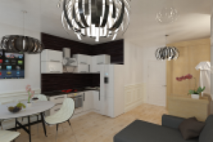 дизайн квартиры студии 35м2