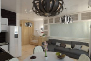 дизайн квартиры студии 35м2