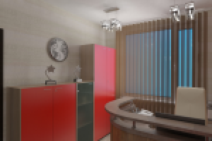 Приемная директора 3d эскиз