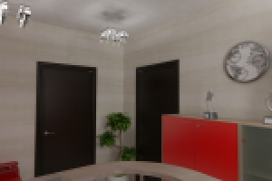Приемная директора 3d эскиз