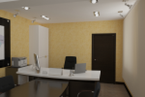 Кабинет директора 3d эскиз
