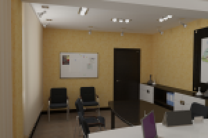 Кабинет директора 3d эскиз