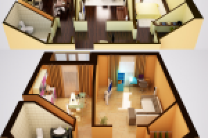 визуал планировки в 3D