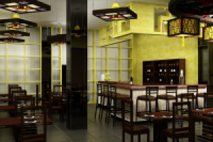 визуализация ресторана