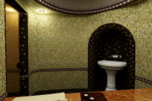 визуализация Турецкой бани (хамам)