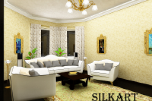 Дизайн гостинной "арт-деко"