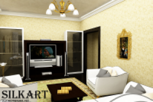 дизайн гостинной "арт-деко"