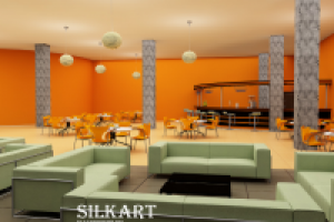 Дипломный проект "Дизайн кинотеатра г.Москва" - кафе_вид1