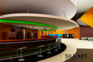 Дипломный проект "Дизайн кинотеатра г.Москва" - барная стойка