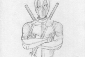 Deadpool карандаш