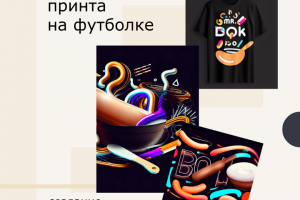 Фирменное оформление принтов на футболках