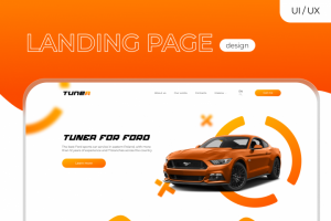 UI / UX Адаптивный Landing page | Автосервис