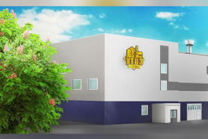 Отрисовка заводского корпуса по фото.