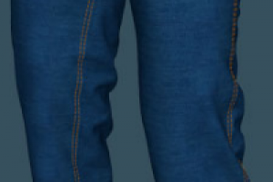 Джинсы, ремень..