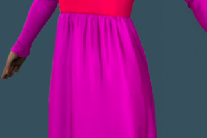 Элегантное длинное платье