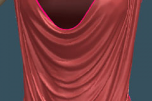 Топ с воротником-хомутом