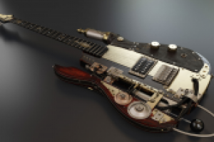 Арт электро-гитара