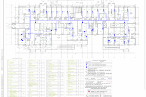 План СКС в здании амбулатории