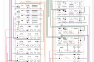 Монтажная схема стойки СОУЭ