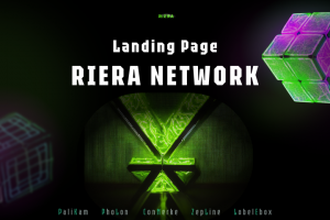 Лендинг для проекта "Riera Network"