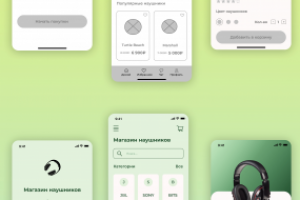 Приложение магазина наушников