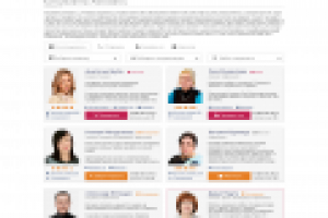 Верстка сайта компании astrostar - страница консультантов