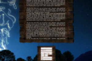 Макет для шрифта 3D WOOD