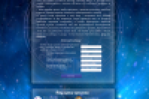 Макет одностраничного сайта с персональным прогнозом