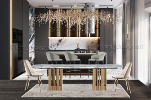 Коллаж. Кухня-столовая. Дизайн-концепт.